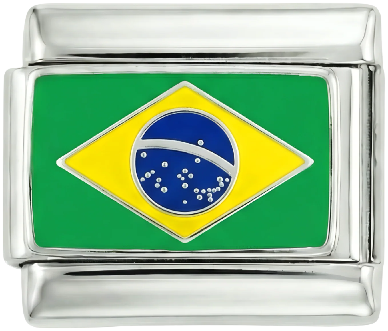 Flaga Brazylii, na srebrze - Image 2