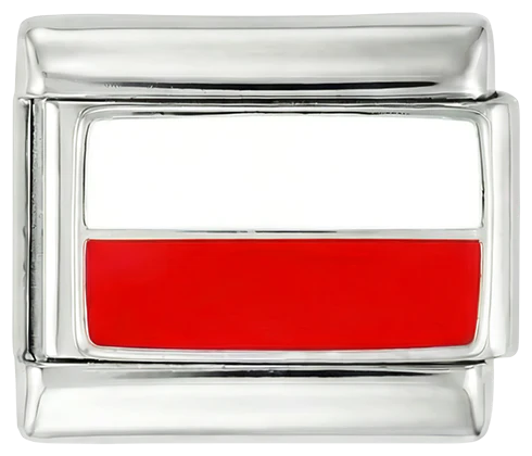 Flaga Polski, na Srebrze